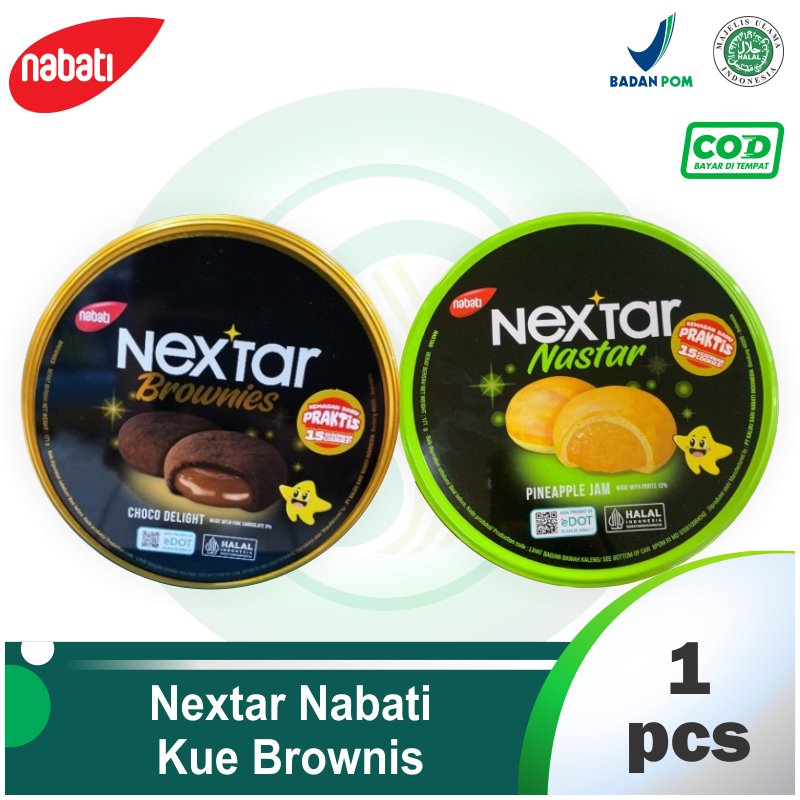 

PROMO Nabati Nextar Kue Kaleng Kemasan Kaleng 171GR - Choco Delight & Pineapplee