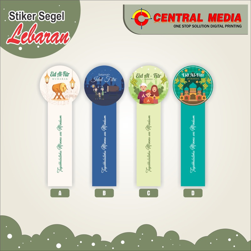 

Seal label stiker lebaran idul fitri