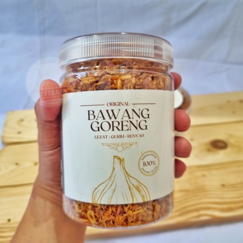 

Bawang Goreng Premium 180gr (100% bawang merah tanpa campuran)