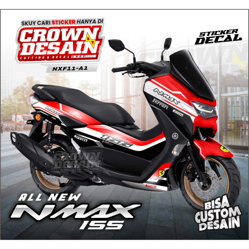 Decal Nmax Full body - Stiker dekal New NMAX 2020 - Sticker Decal ALL NEW NMAX 155