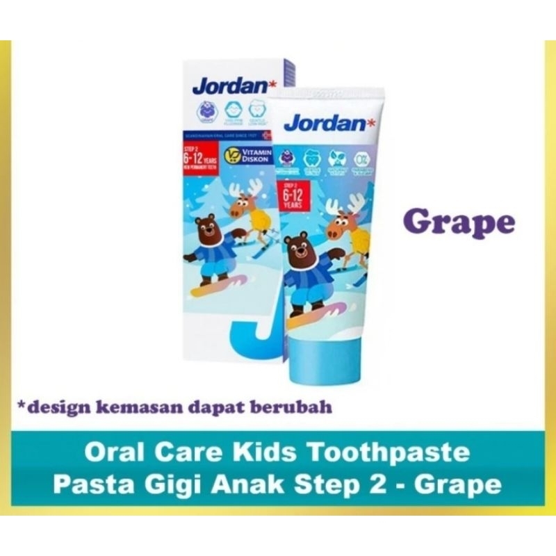 Jordan pasta gigi jordan step 2 (6-12tahun)