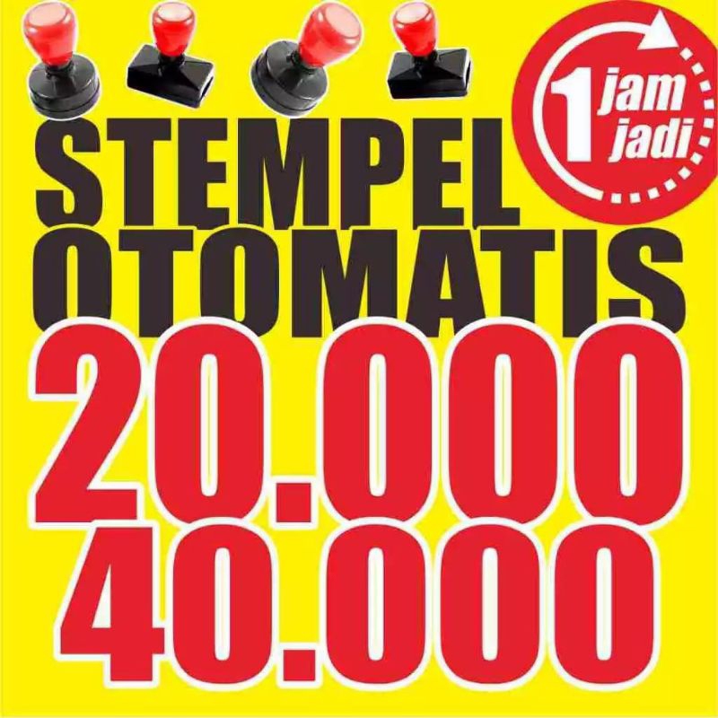 

STEMPEL OTOMATIS PREMIUM 1 INSTAN