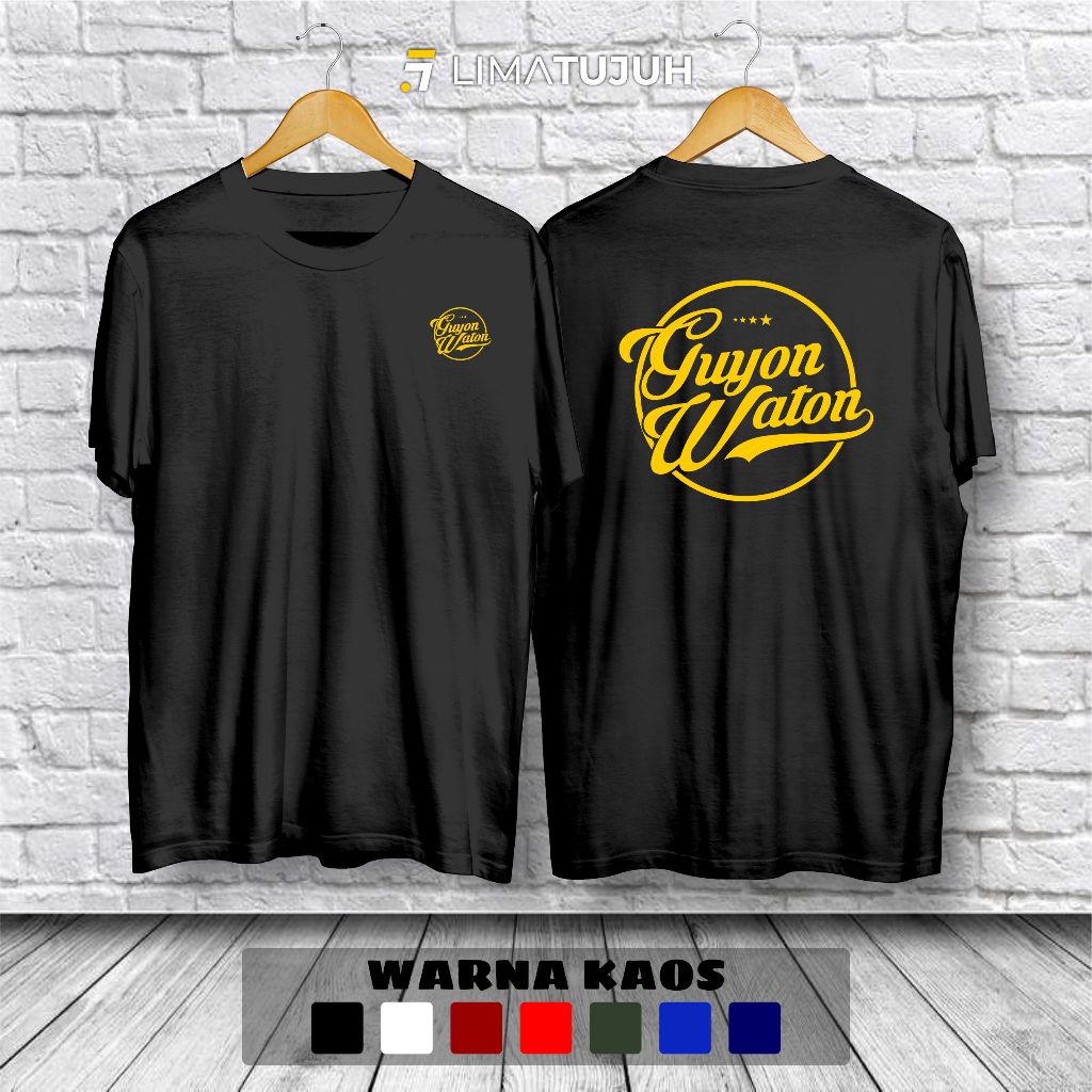 Kaos Guyon Waton Logo Baju Distro