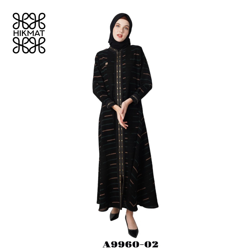 ABAYA HIKMAT FASHION ORIGINAL A9960-02