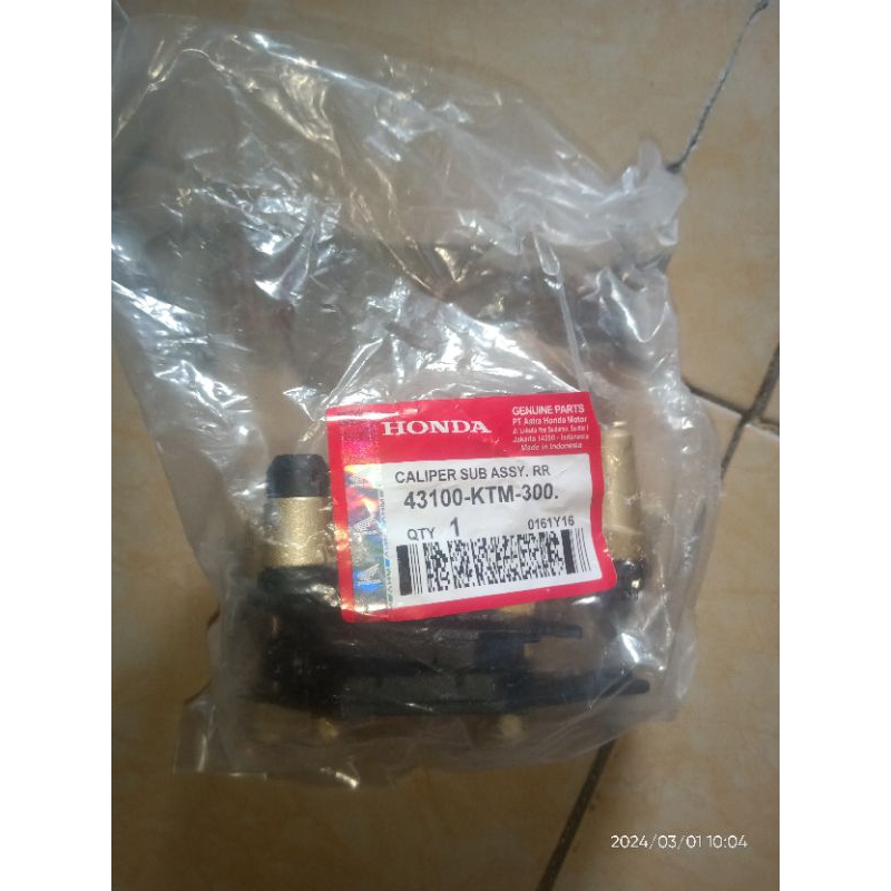 kaliper rem cakram belakang Supra x 125 original ahm