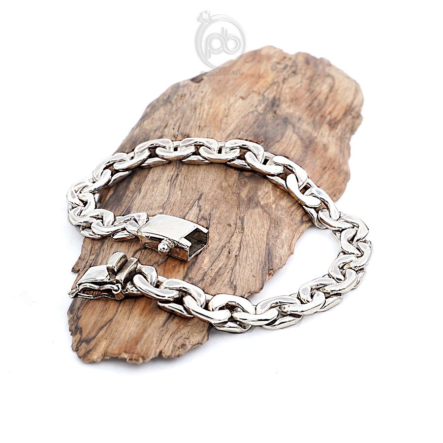 Gelang Rantai Pria Cuban Perak Asli Silver 925 Cubonico