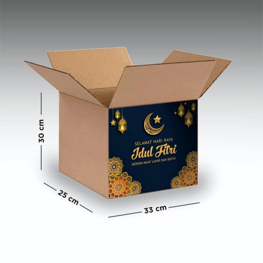 

Kardus Parsel Lebaran Kecil / Dos Parsel Lebaran / Box Parcel