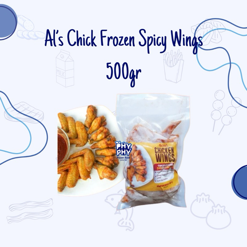 

Al’s Chick Frozen Spicy Wings 500gr / Spicy Wings / Ayam Berbumbu i