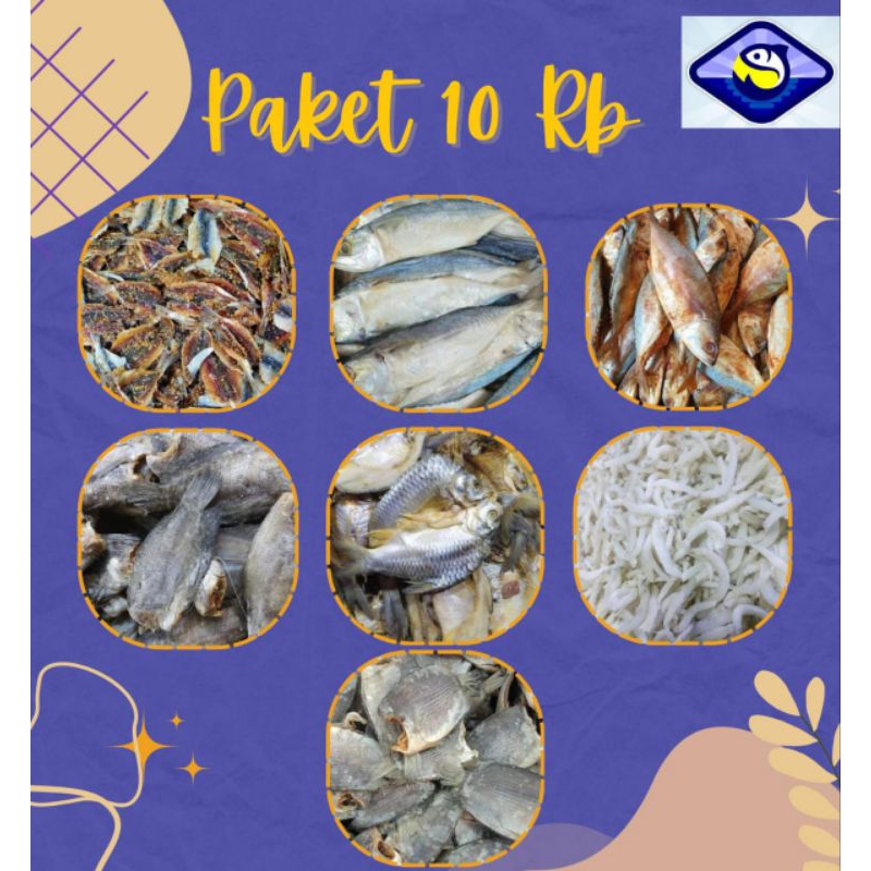 

Ikan Asin Serba 10 RIBU Minimal Order 3 pcs