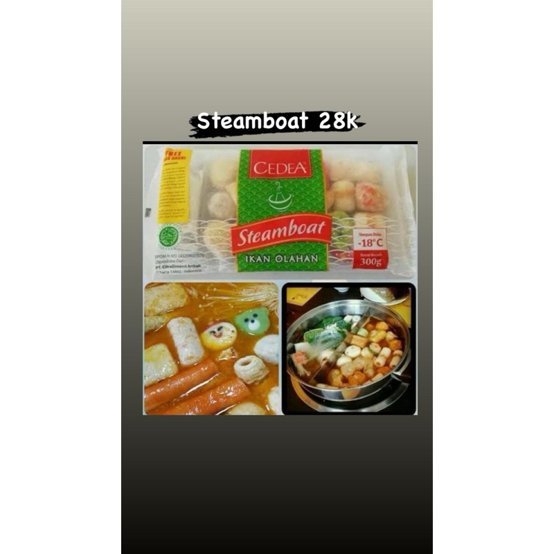 

Steamboat cedea mix