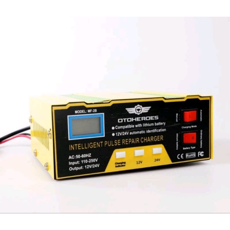 OTOHEROES Charger Aki Mobil Lead Battery Charger 12V/24V 61)