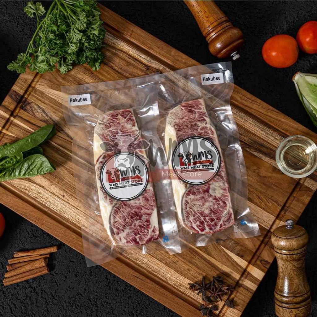 

AUS Hokubee Meltique Beef Steak / 600grm - Daging Sapi 3pcs