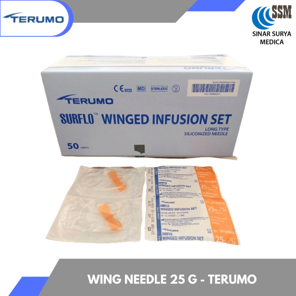 Wing Needle 25G Terumo / Terumo Needle Wing 25G - PCS