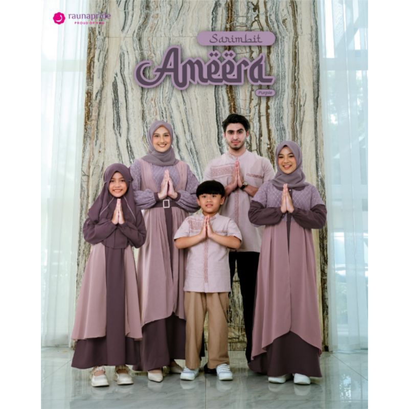 Sarimbit Ameera Purple By Raunapride/ Sarimbit Raunapride Original Terbaru 2024