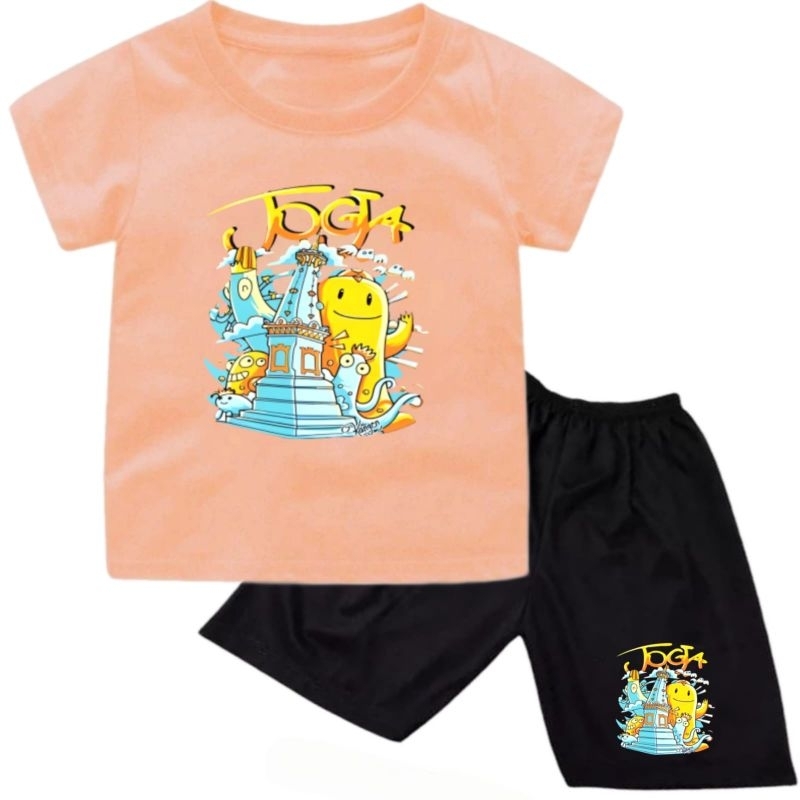 Setelan kaos anak perempuan dan Laki-laki jogja