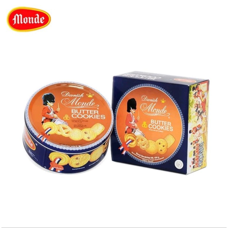 

Biskuit Monde butter cookies 454 gr kaleng