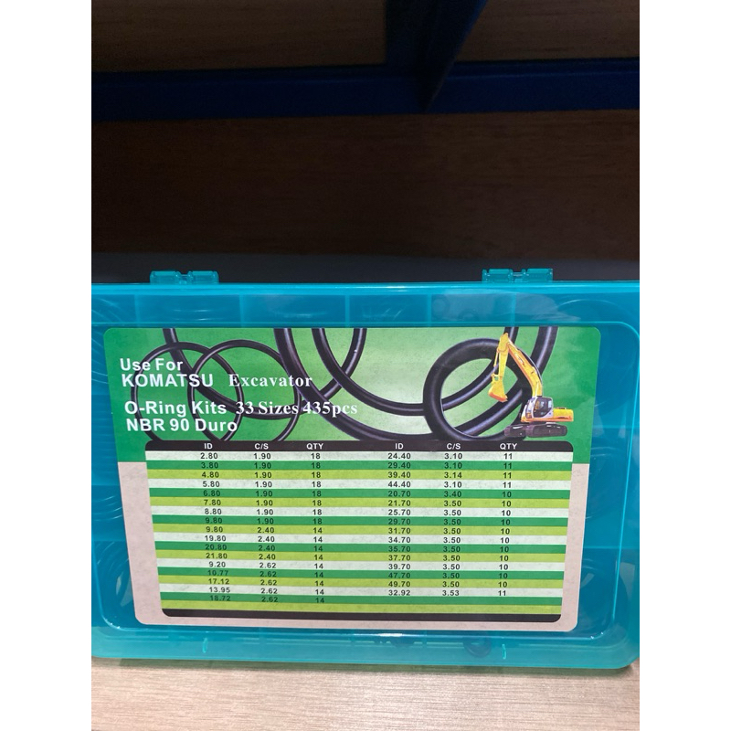 Oring kit set Hitachi komatsu exavator NBR 90 FOR Komatsu made in japan Harga untuk 1 box