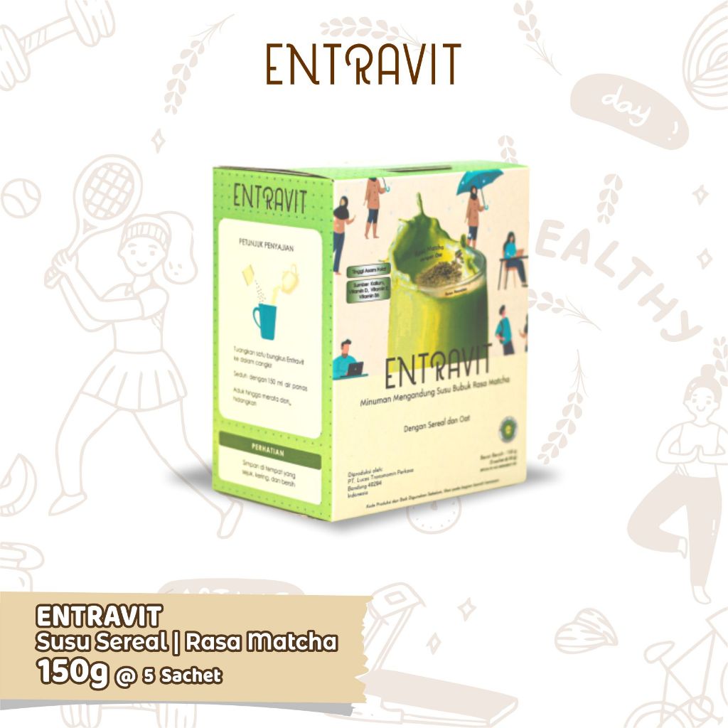 

Entravit Sereal Rasa Matcha (Susu Sereal / Minuman Sereal)