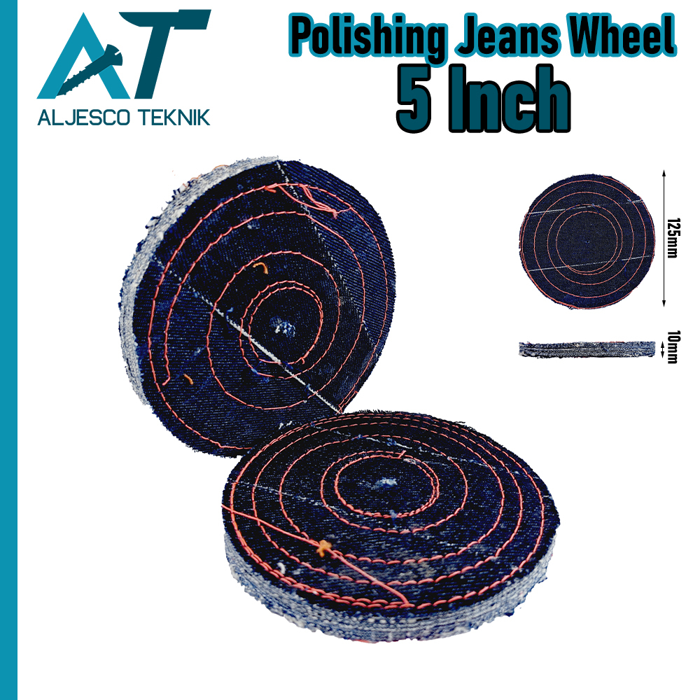 PAD JEANS POLES KAKU 5 INCH TIPIS / KAIN POLES JEANS 5 INCH TIPIS