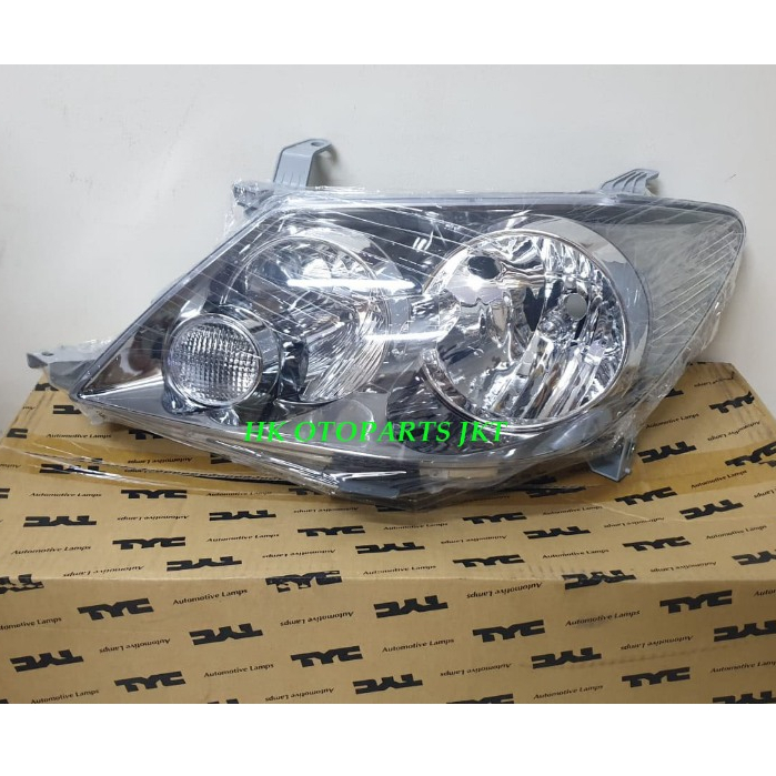 Headlamp Mika Lampu Depan Toyota Fortuner 2005 2006 2007 Hitam TYC