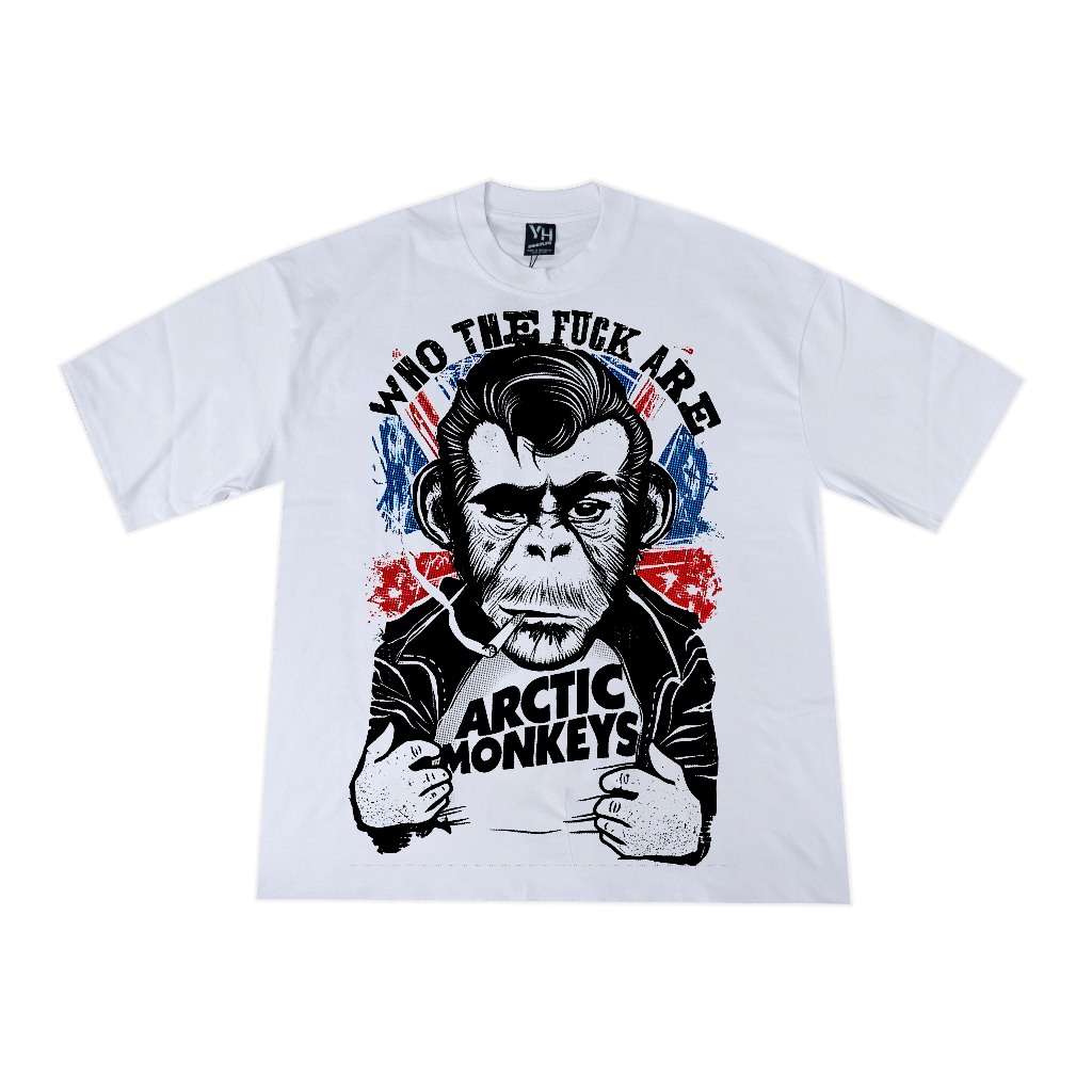 ARCTIC MONKEYS WHO MUSIC BAND KAOS OVERSIZE COMBED 20S