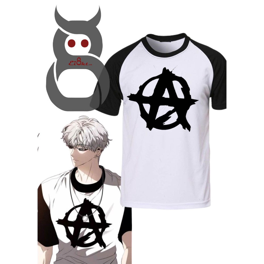 Baju Kaos Baek Siyoon DreamsTo Freedom Webtoon Kaos Reglan