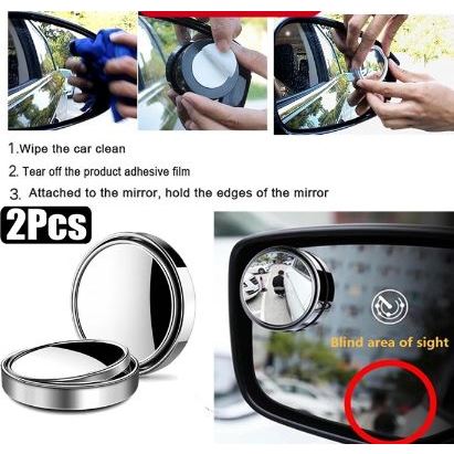 Cermin blind spot mobil Derajat HD Blind Spot Cermin Mobil Side Blindspot