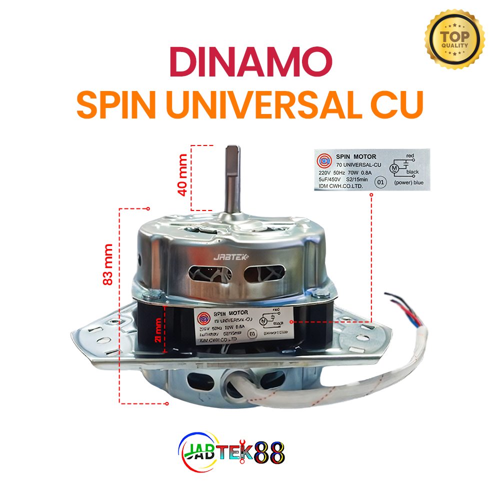 DINAMO SPIN MESIN CUCI 2 TABUNG| DINAMO PENGERING MESIN CUCI 2 TABUNG MULTI
