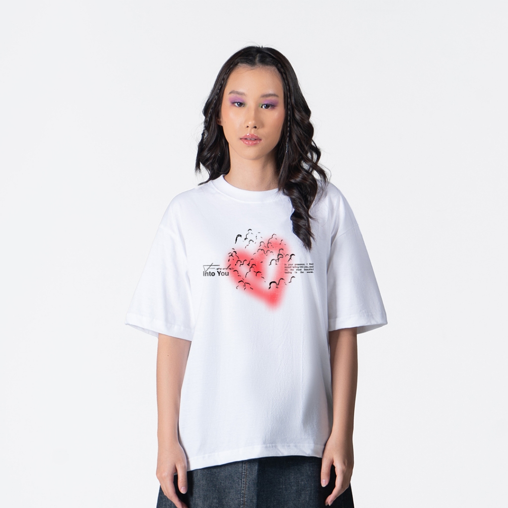 Roofair Tshirt White - Fade