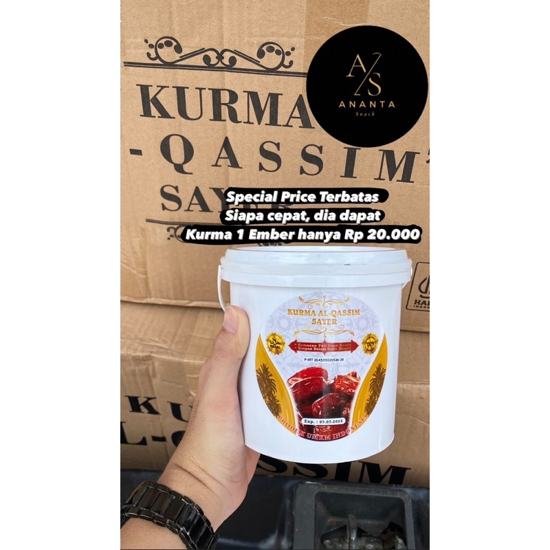 

Promo Kurma Al Qassim Sayer 1 ember 500 gr