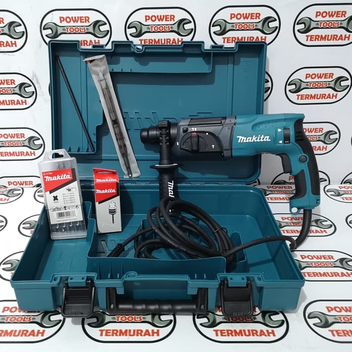 

Bor Beton MAKITA HR 2470X5 3 fungsi Rotary Hammer Drill SDS Plus Bobok