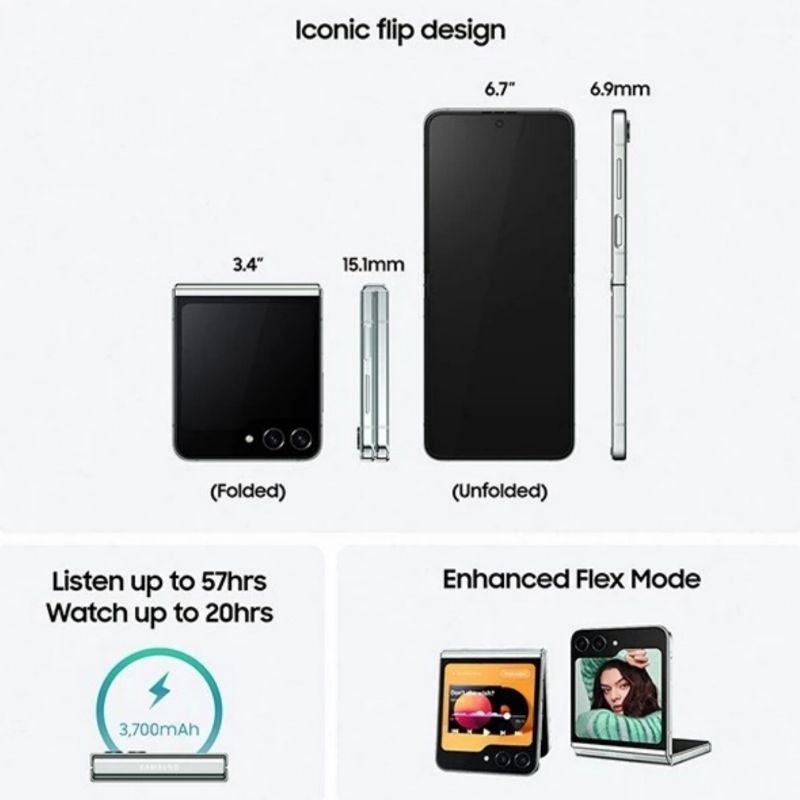 Samsung Galaxy Z Flip 5 8GB/512GB Garansi Resmi SEIN
