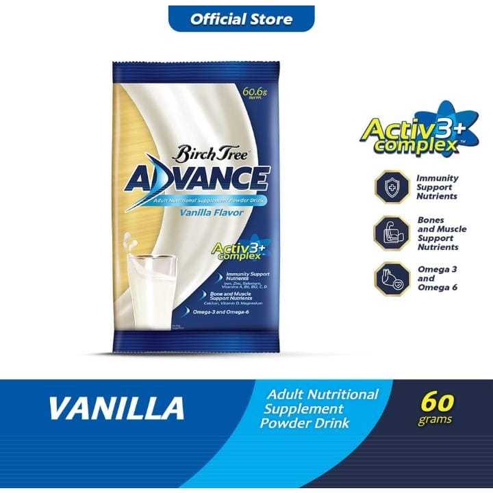 

BIRCH TREE ADVANCE POWDERED MILK VANILLA 60g