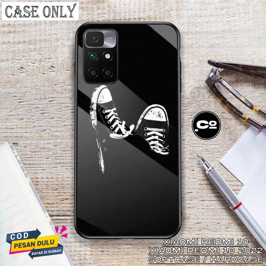 Case XIAOMI REDMI 10 / REDMI 10 2022 - Casing XIAOMI REDMI 10 / REDMI 10 2022 [ HITAM ] Silikon XIAO