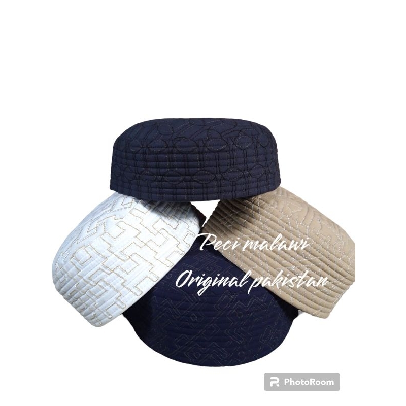 PECI MALAWI ORI PAKISTAN  dan KOPIAH ABI ZIDNA lokal ,  kualitas hampir seperti A3 abdul karim