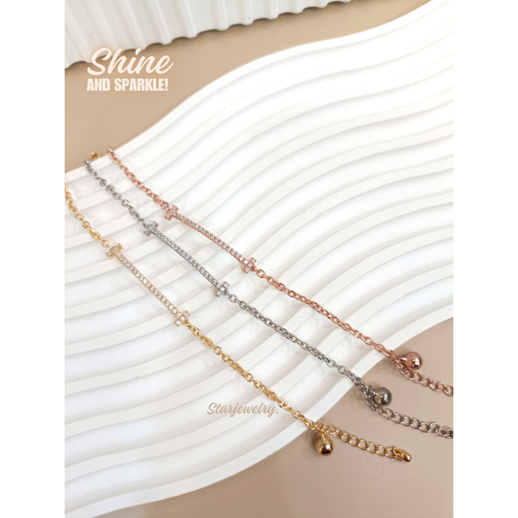 Gelang Tangan Rantai Wanita Replika Emas/GT008/Gelang Rantai Model Emas