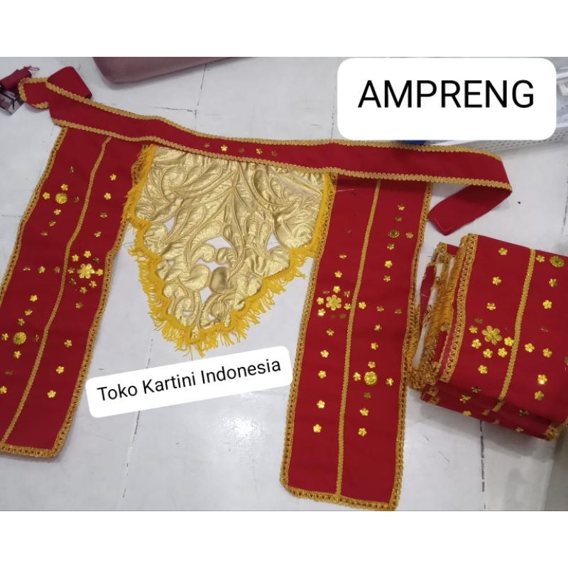 AMPRENG TARI BETAWI BLANTEK LENGGANG NYAI  AMPRENG WANITA KOSTUM TARI BETAWI