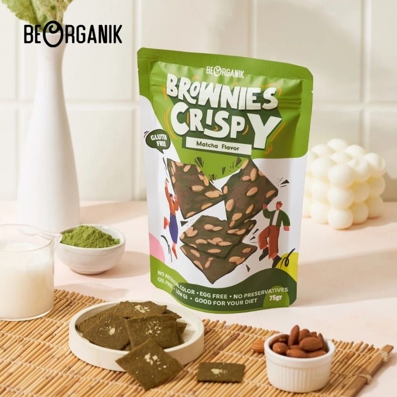 

Brownies Crispy Beorganic (Vegan & Gluten Free) MATCHA 75gr