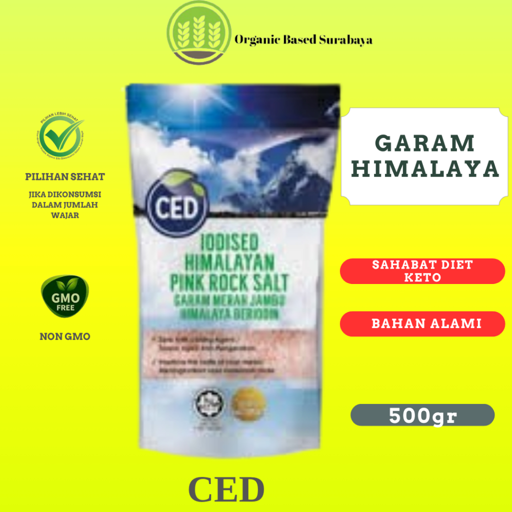 

Garam Himalayan Pink Rock Salt halal 500gr EXP 2026