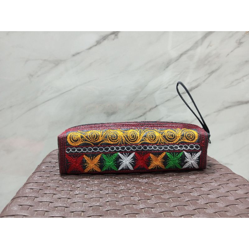 

Dompet Pensil Bordir Etnik Aceh/Dompet Pensil Khas Aceh