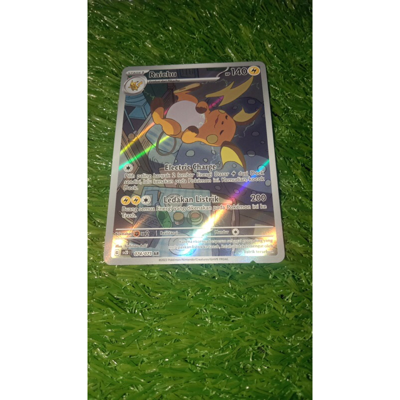 kartu pokemon raichu
