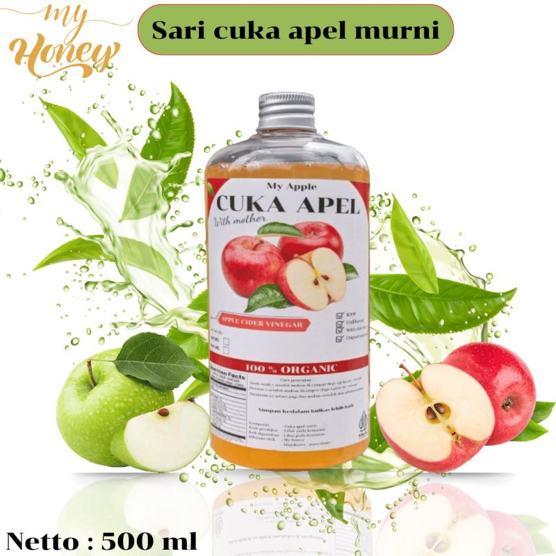 

Cuka Apel atau Apple Cider Vinegar Minuman diet sehat halal