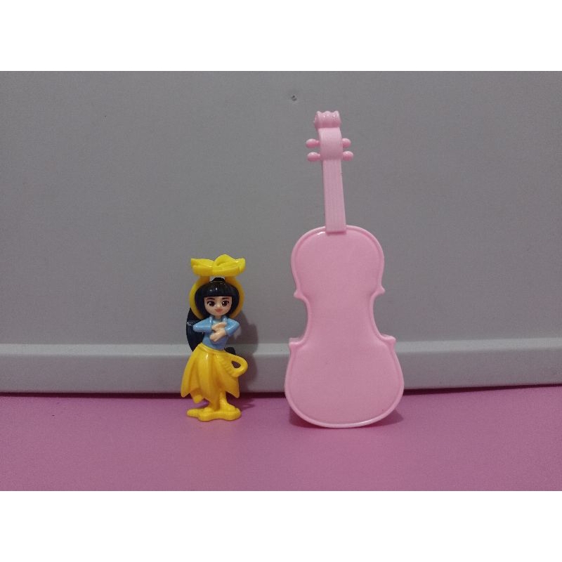 Figure Princess Kinderjoy Tropical Islands + Mini Biola Murah Koleksi Mainan Anak Anak