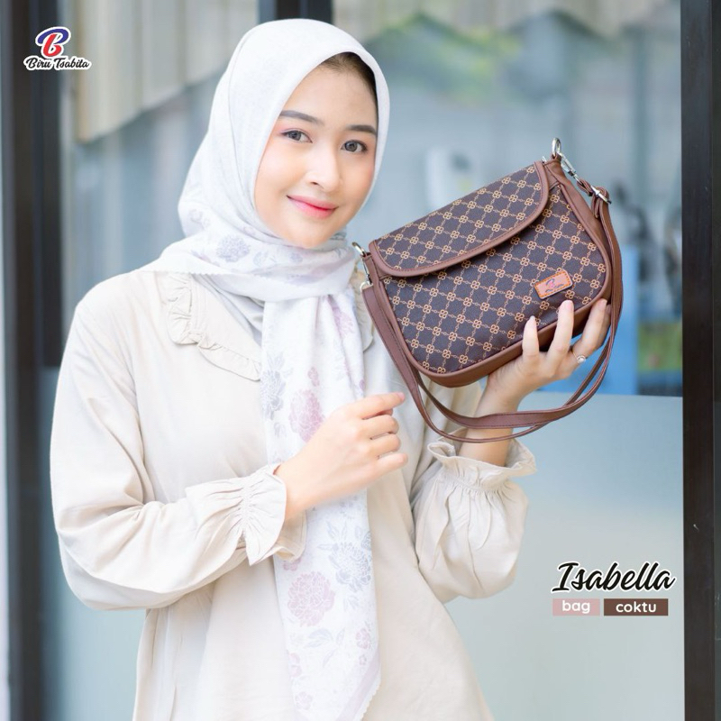 Tas Selempang Wanita Isabella by Biru Tsabita Tas Selempang motif cantik