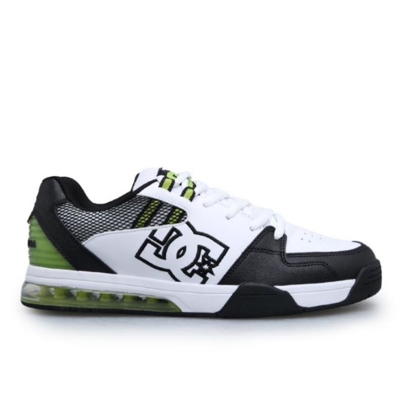 SALE DC SHOES VERSATILE BLACK LIME MEN'S SNEAKERS ORIGINAL ADYS200075WLM