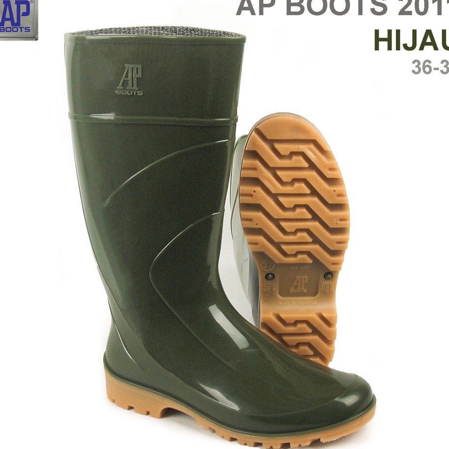 Harga Spesial Hari Ini AP Boots AP 211 Hijau  Sepatu Boot PVC