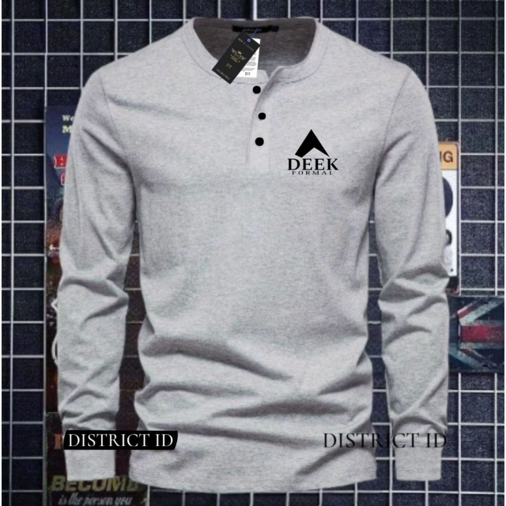 kaos kancing lengan panjang pria dan wanita/kaos kancing t-shirt  pria  sablon murah/kaos kancing pr