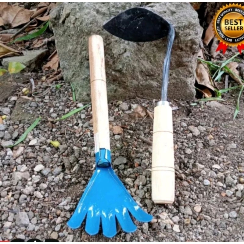 Paket cangkul rumput kecil - Cangkul tanah murah serbaguna - cangkul wangkil model miring