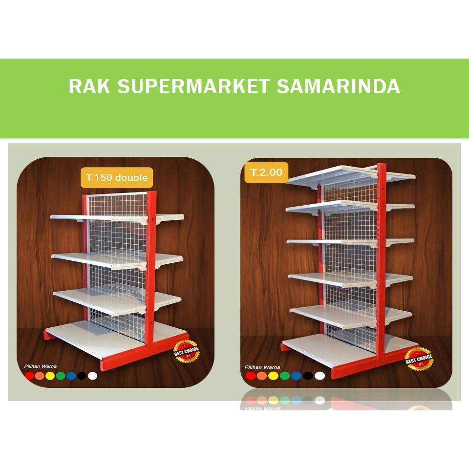 Rak Minimarket Double 150 & 180