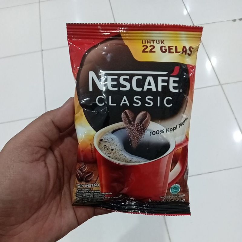 

Nescafe Classic Kopi Instan 45 g Refil